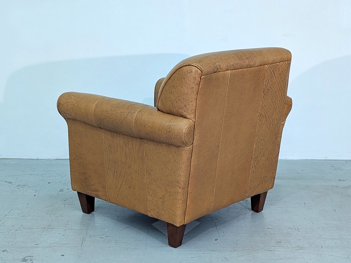 Langford Chair - Horseshoe Cognac Leather - Image 3