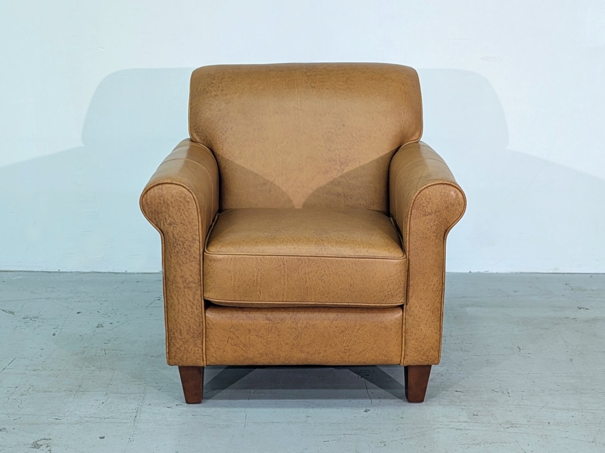 Langford Chair - Horseshoe Cognac Leather