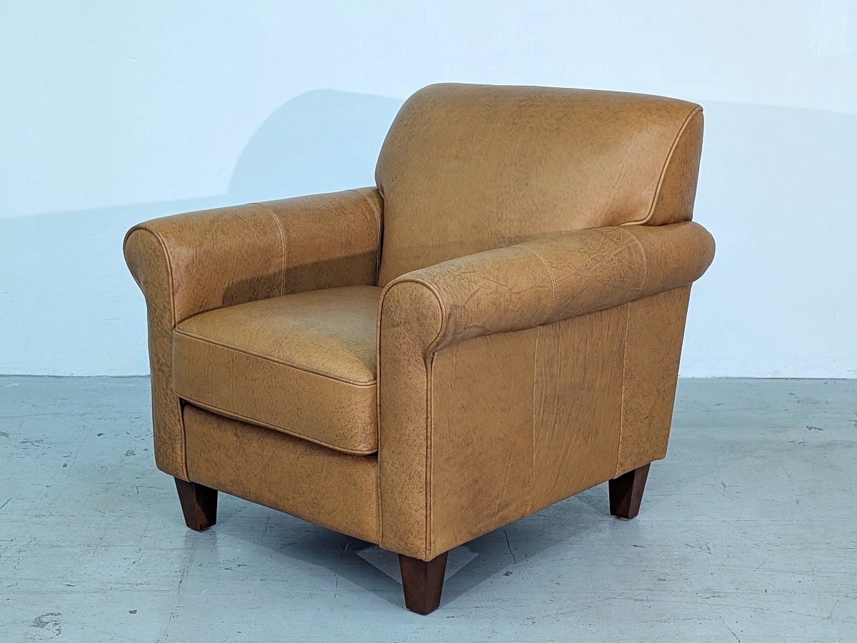Langford Chair - Horseshoe Cognac Leather - Image 2