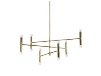 Axis Gold Finish Metal - Ceiling Fixture