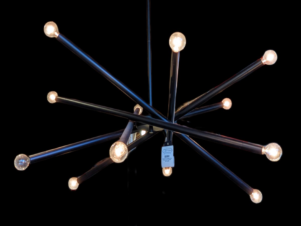 Clement- Black Matchsticks - Ceiling Fixture - Image 2