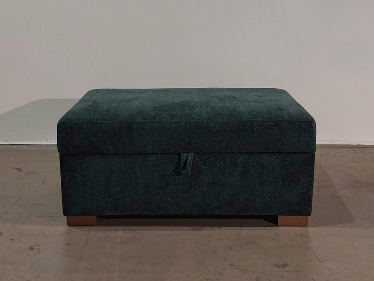 Stom Custom Storage Rectangular Ottoman - Nirvana Dragonfly