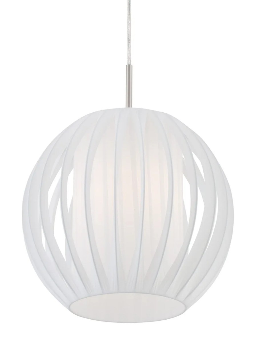 Globe- White Shade - Ceiling Fixture