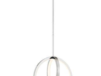 Small Orbit- Chrome LED Circles - Ceiling Fixture