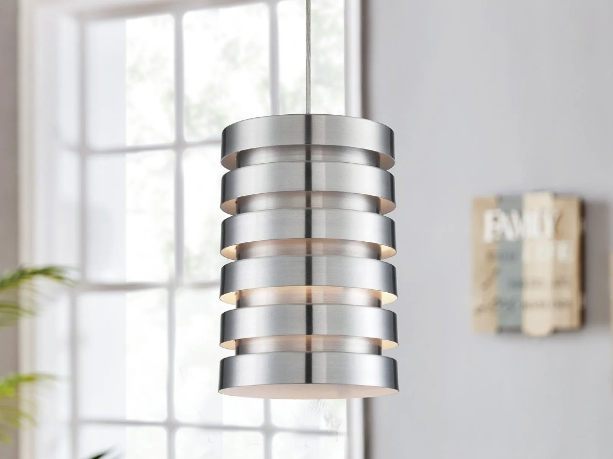 Cylinder- Aluminum-white Metal - Ceiling Fixture - Image 2