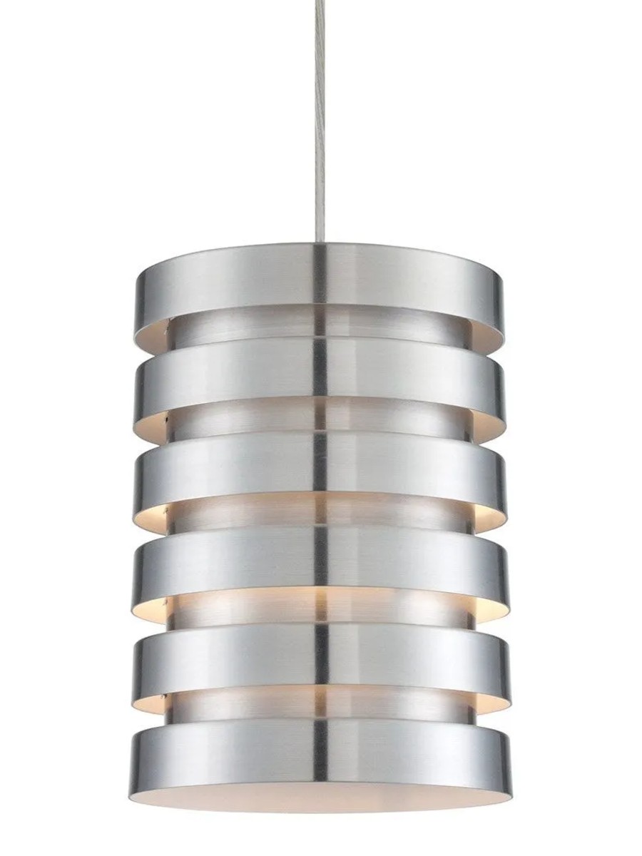 Cylinder- Aluminum-white Metal - Ceiling Fixture