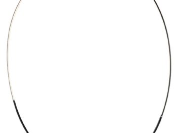 Floor Lamp - Round Circle LED - Black