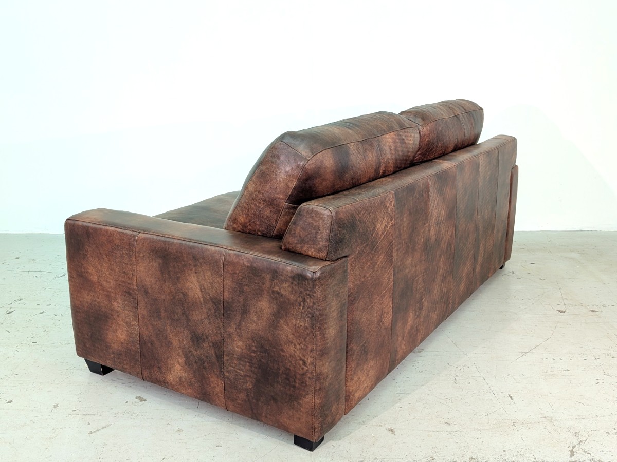 Luna-S-100 Sofa - Red Canyon Leather - P2 - Image 2