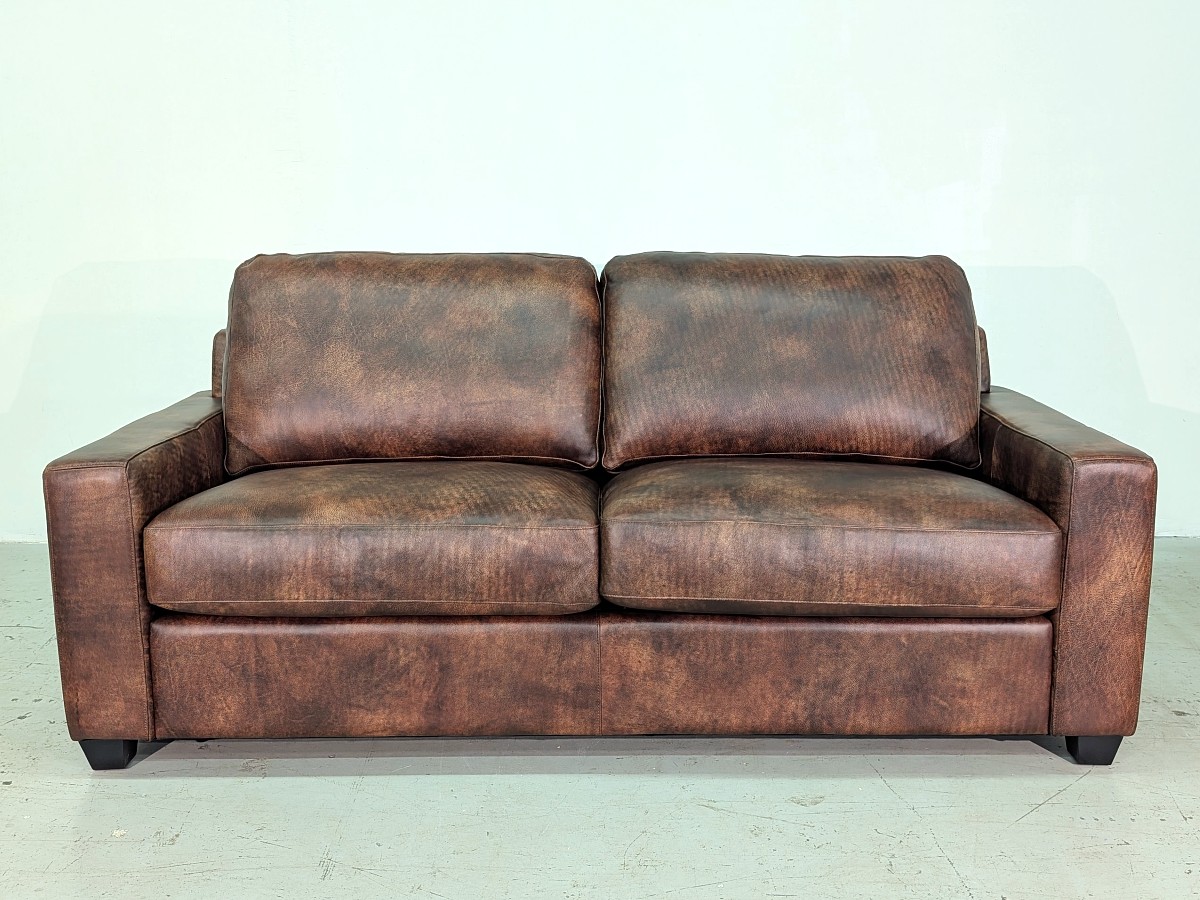 Luna-S-100 Sofa - Red Canyon Leather - P2
