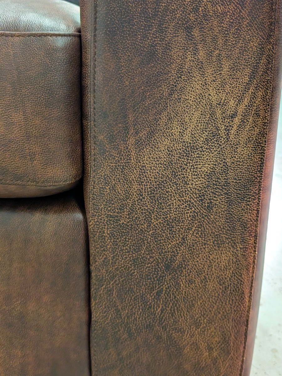 Luna-S-100 Sofa - Red Canyon Leather - P2 - Image 5