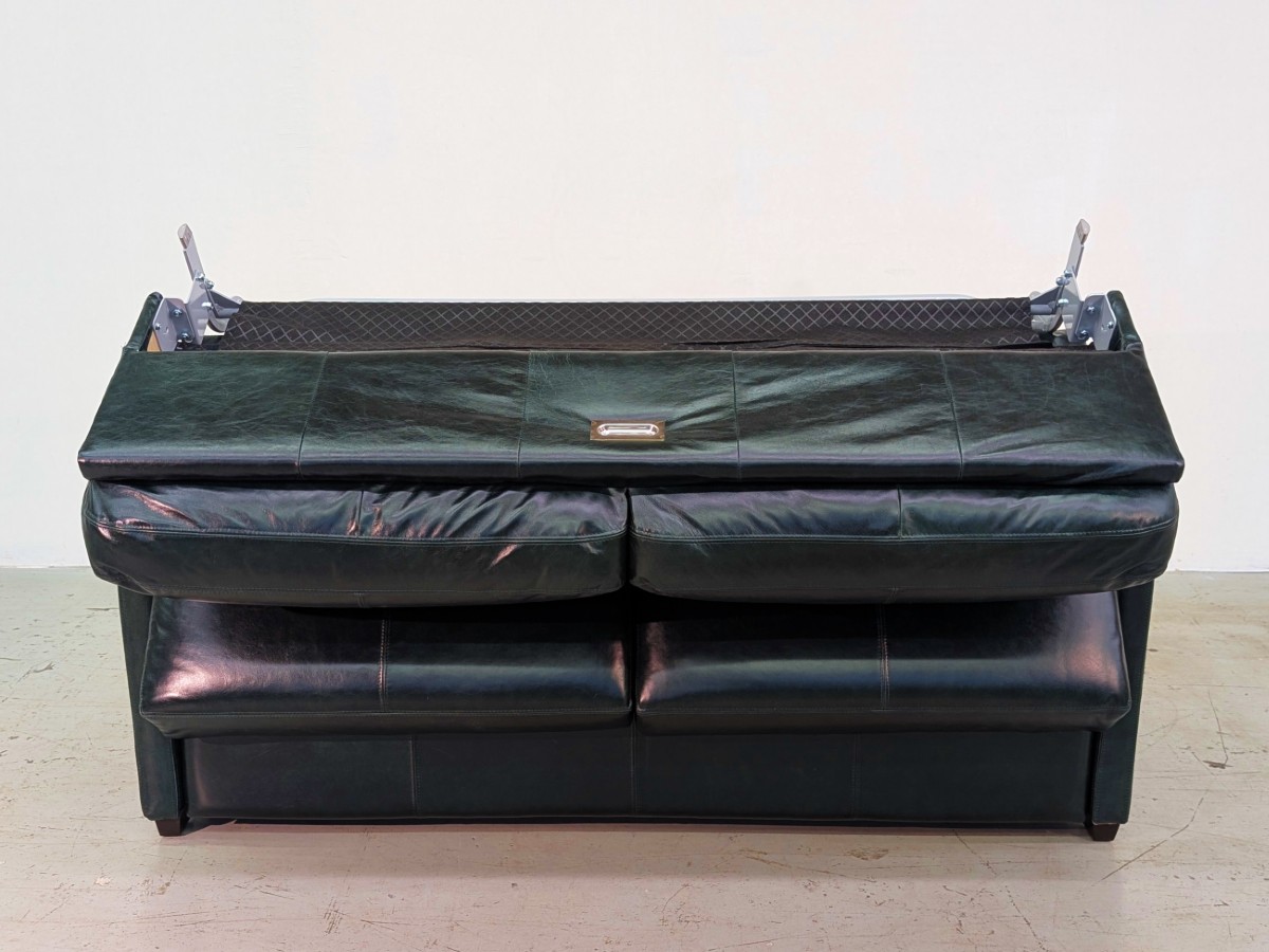 Lachlan-5 Double Sofa Bed - Genius Green - Image 4