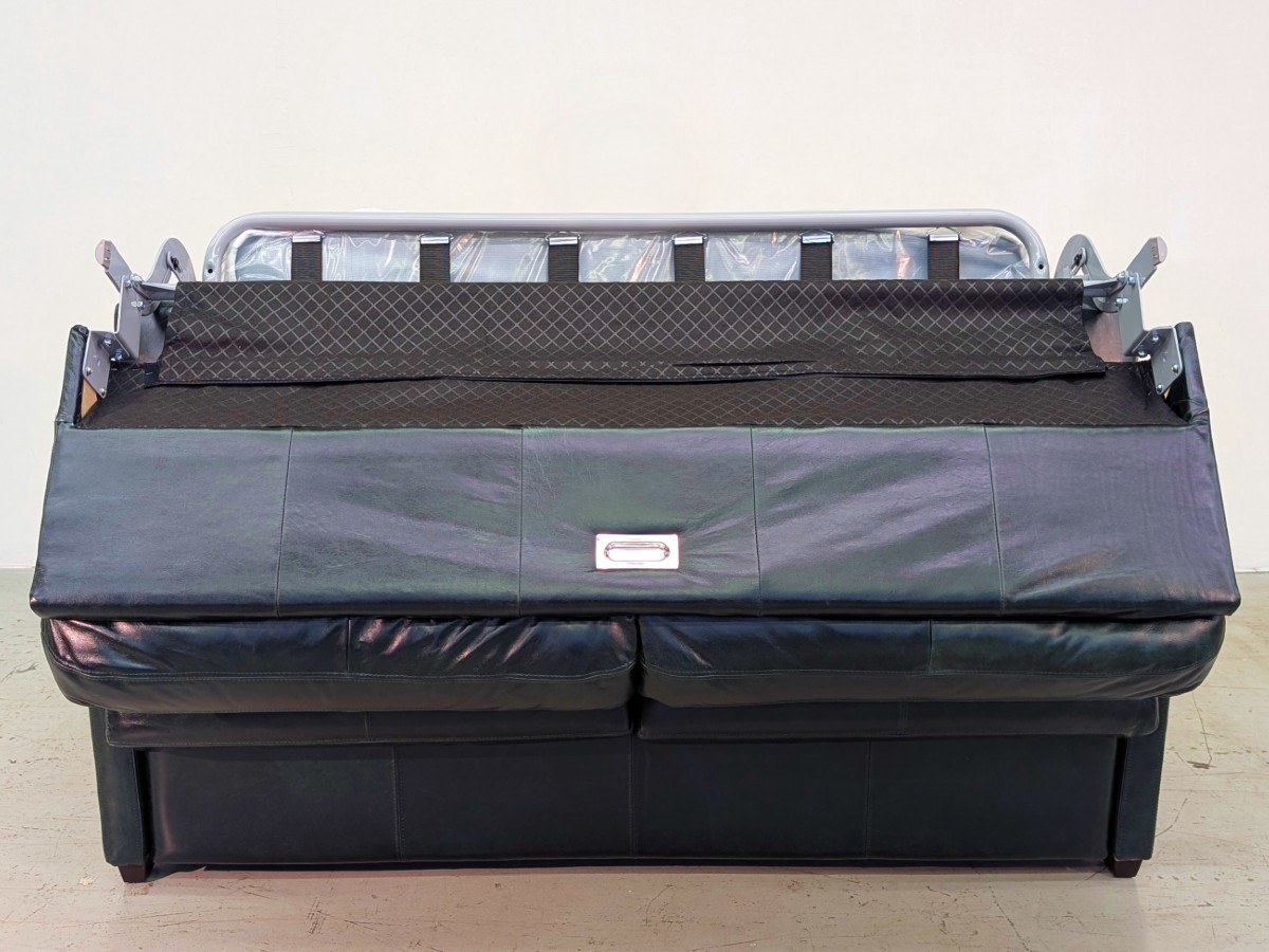 Lachlan-5 Double Sofa Bed - Genius Green - Image 5