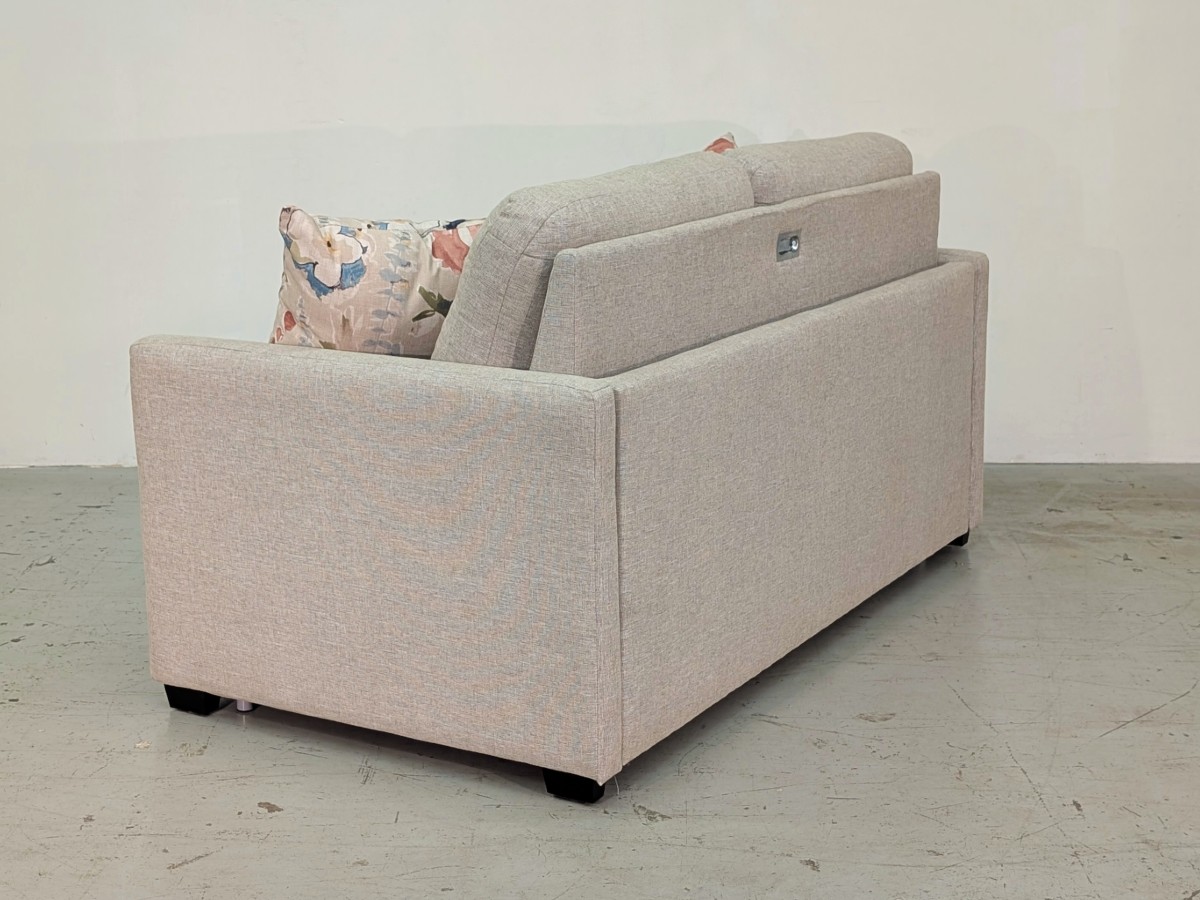 Lachlan-5 Double Sofa Bed - Hitec Sand - Image 7