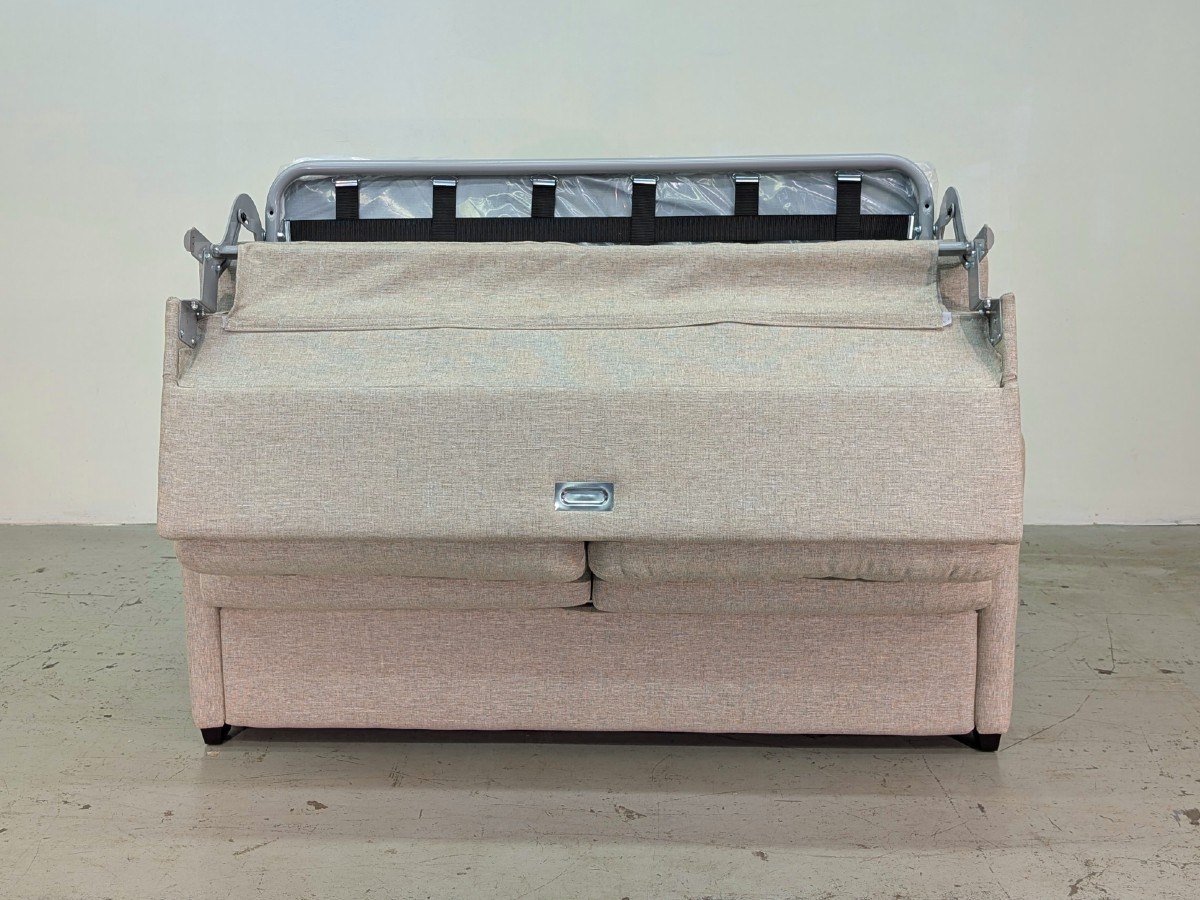 Lachlan-5 Double Sofa Bed - Hitec Sand - Image 5