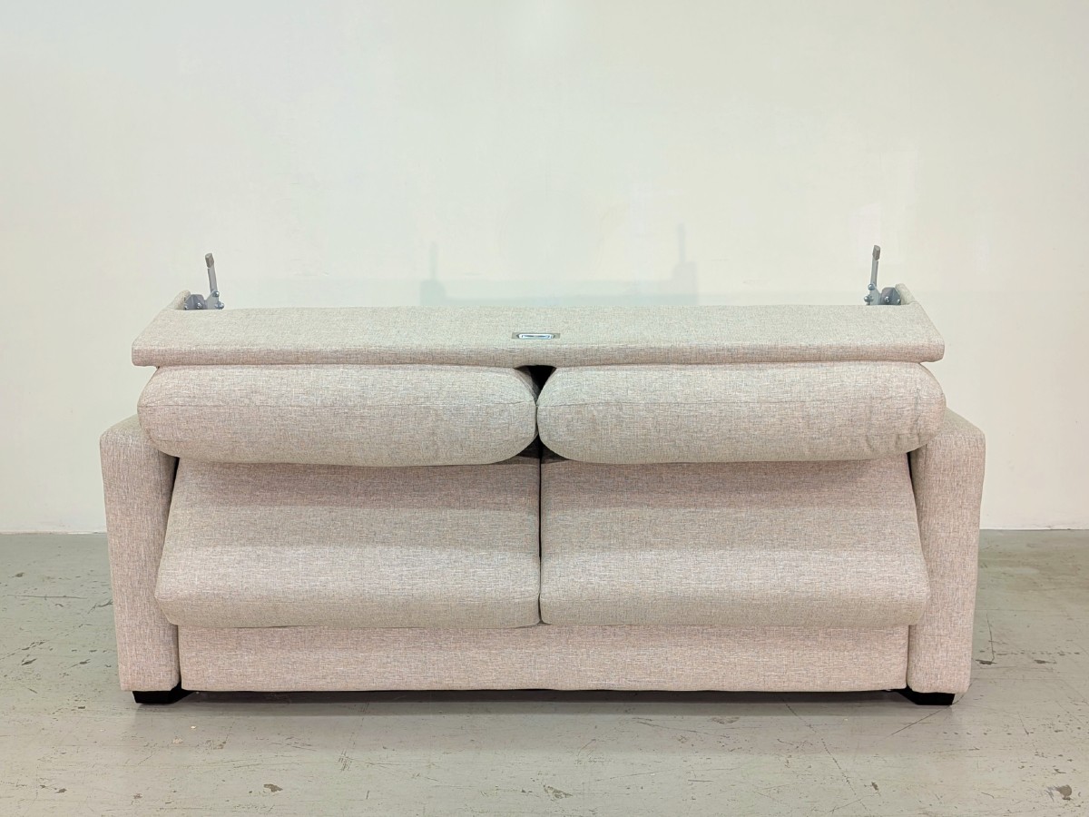 Lachlan-3 Queen Sofa Bed – Hitec Sand - Image 3