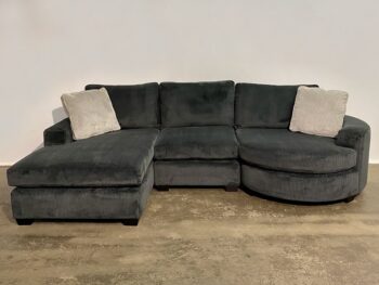 Connor 3 pc Sectional - LHF Chaise - Orca Cosmic