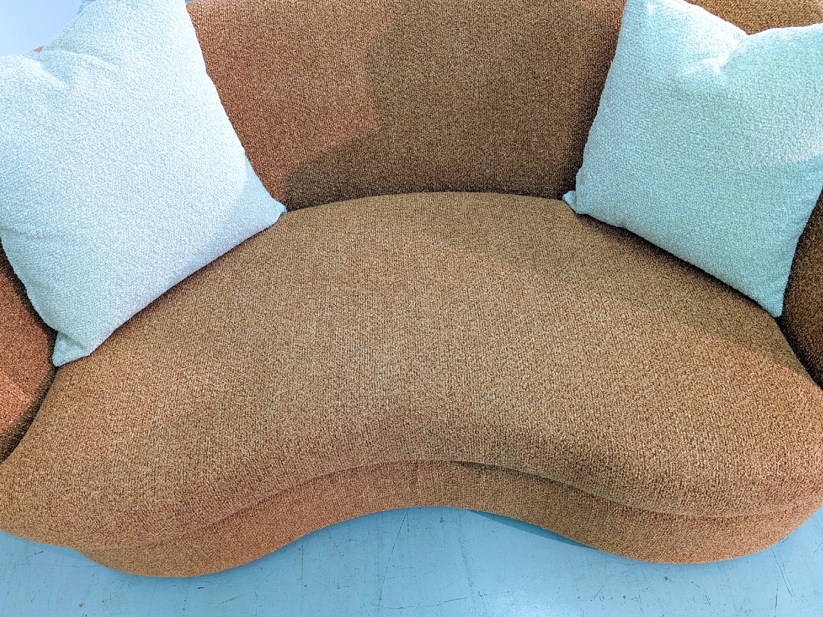 Ariel Condo Sofa – Clouseau Saffron - Image 3