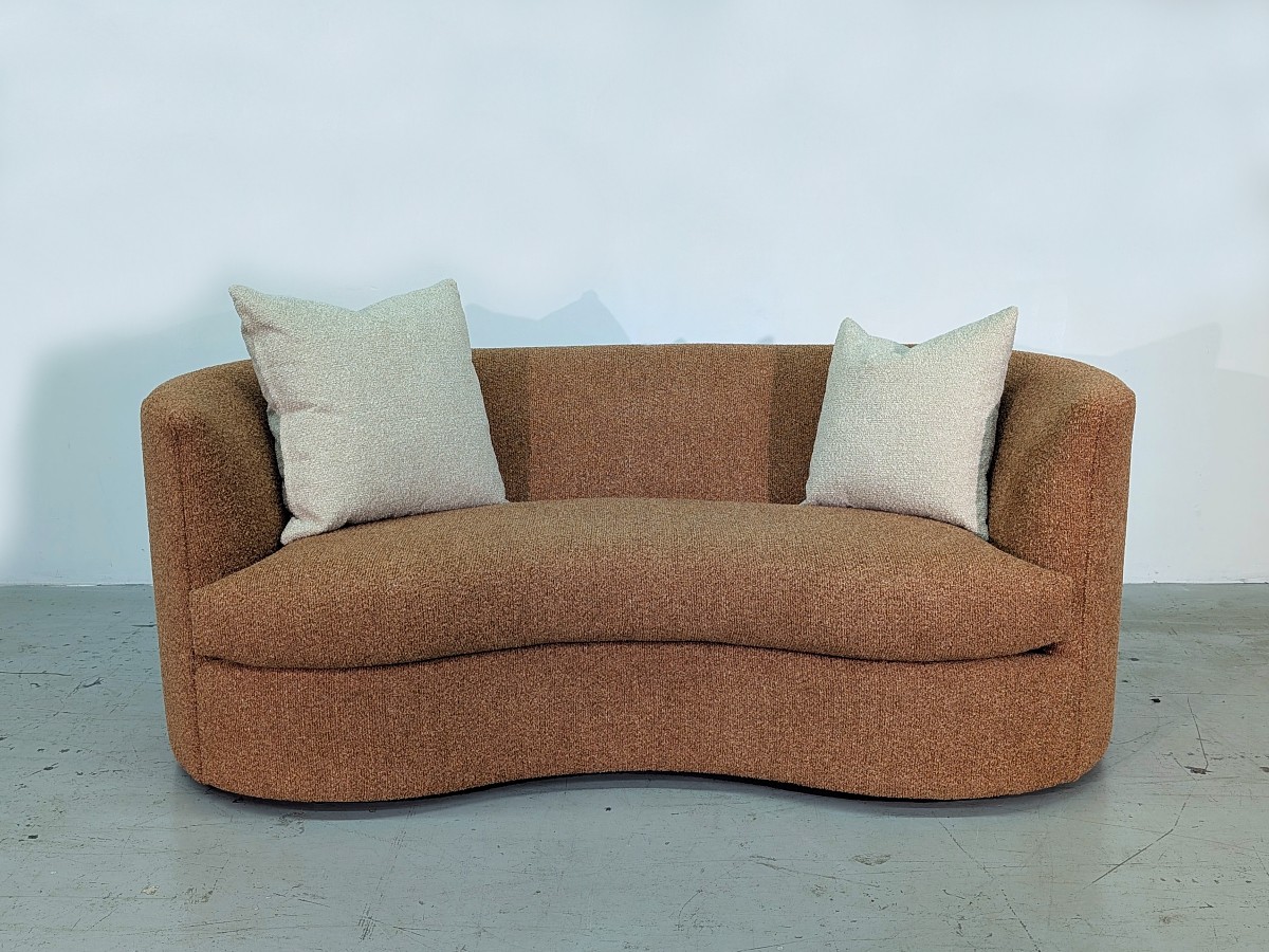 Ariel Condo Sofa – Clouseau Saffron - Image 2